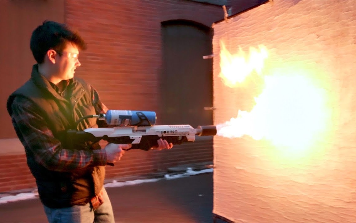 【英字】Flamethrower* vs Aerogel【Veritasium真理元素】哔哩哔哩bilibili