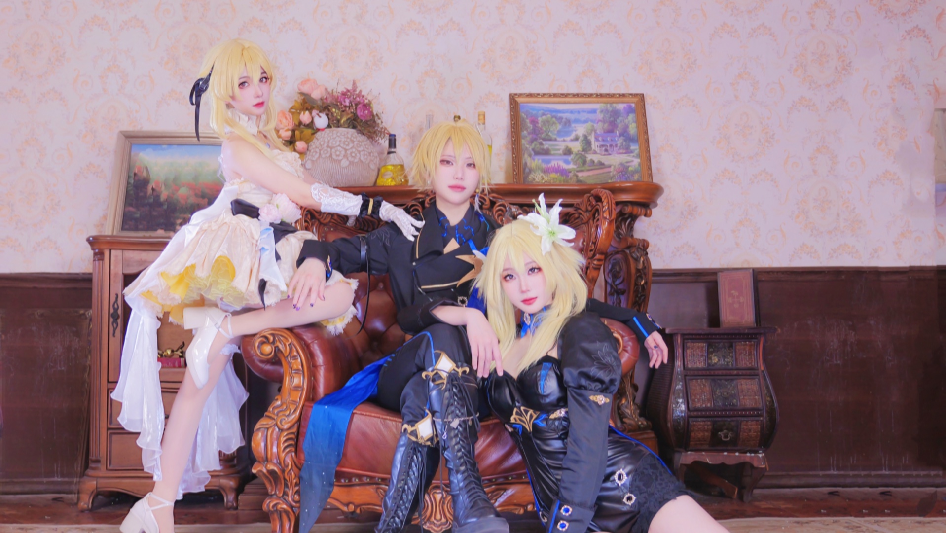 这样的妹妹竟然有两个!空荧72king70【原神cos】