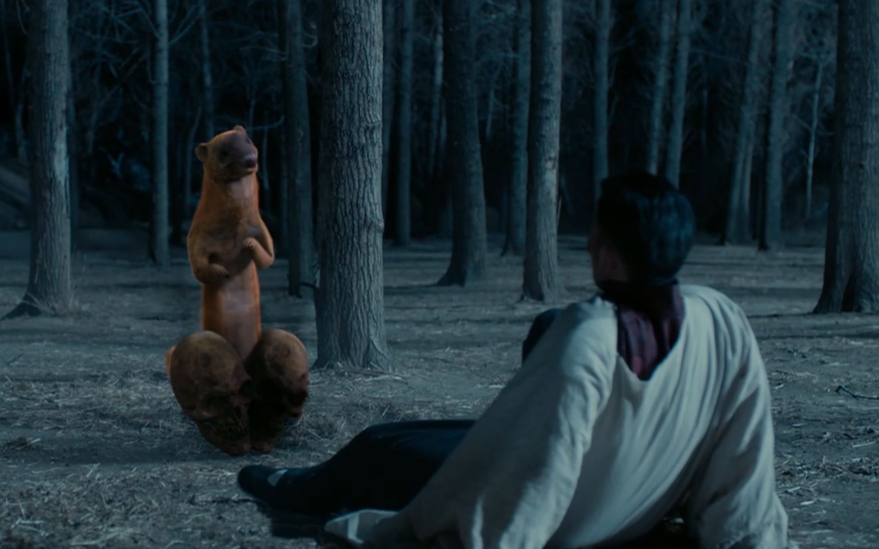 黄鼠狼拦路讨封男孩因为说错话受到了它的严厉惩罚