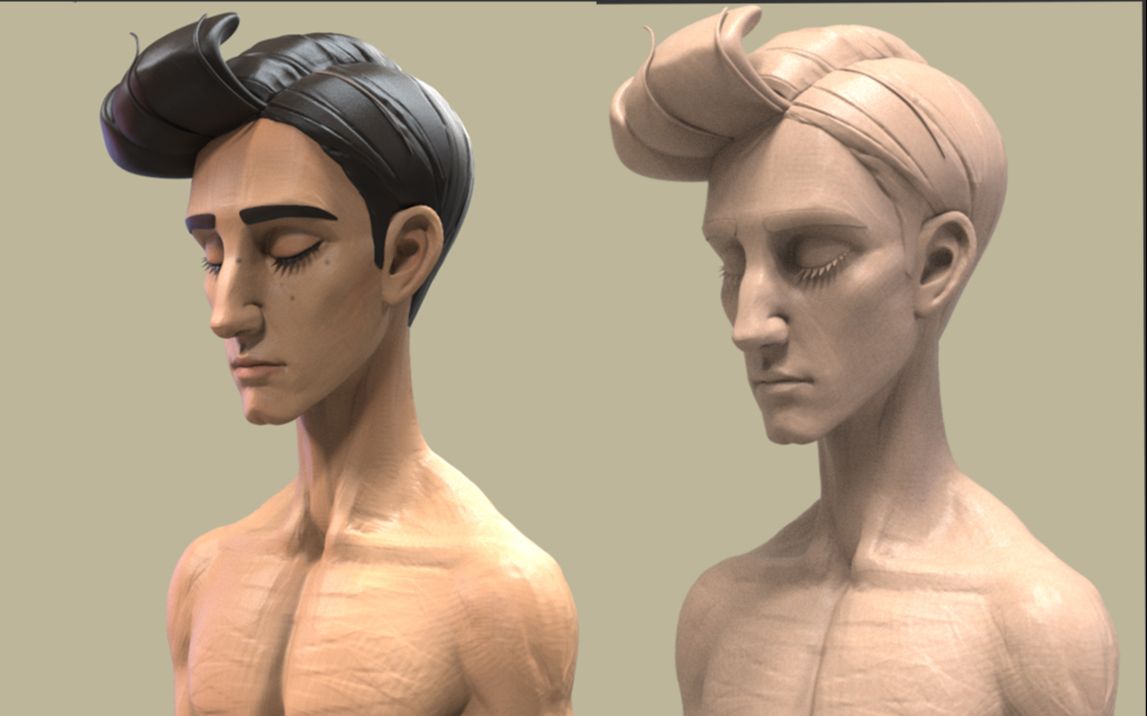 活动  【zbrush建模】风格化男性角色制作教学,3d人物角色雕刻建模