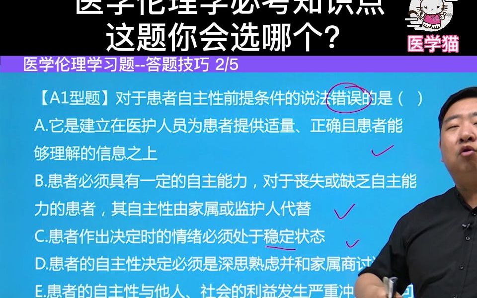 【医学猫】医学伦理学必考知识点2哔哩哔哩bilibili