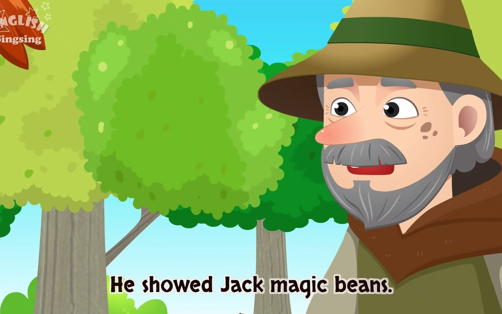 [图]【童话level2】Stories for kids：Jack and the Beanstalk