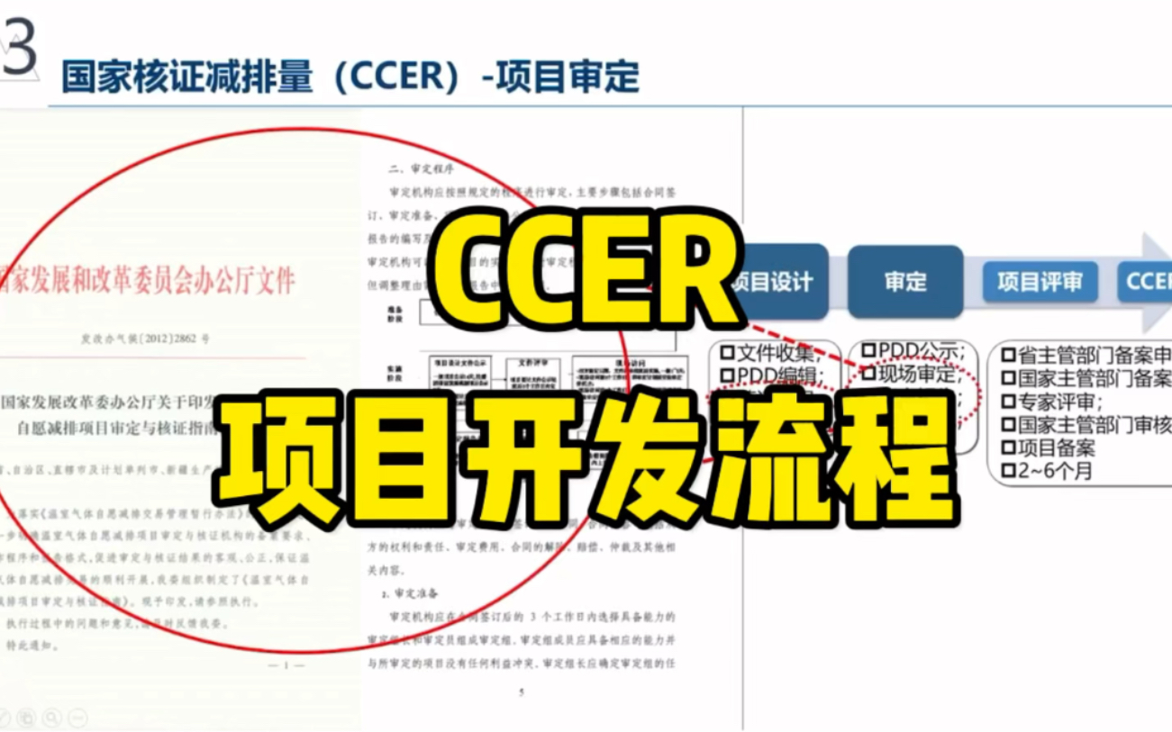 CCER项目开发流程是什么?哔哩哔哩bilibili