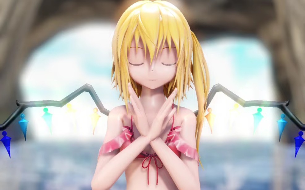 【东方mmd】 サラマンダー 【泳装芙兰】