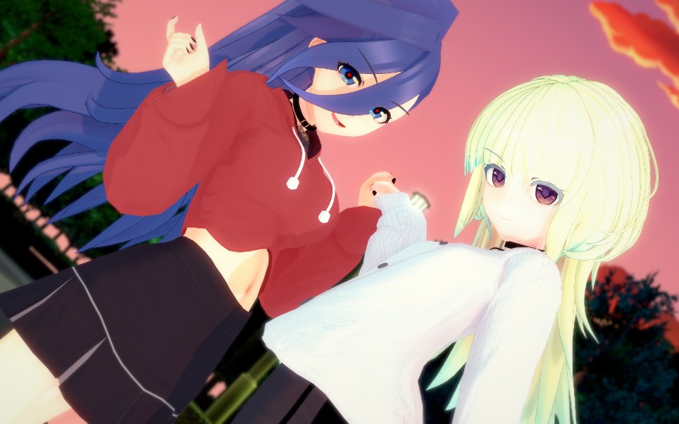 【普罗米亚女体化mmd】liga的drop pop candy(私服ver)【kkvmd】