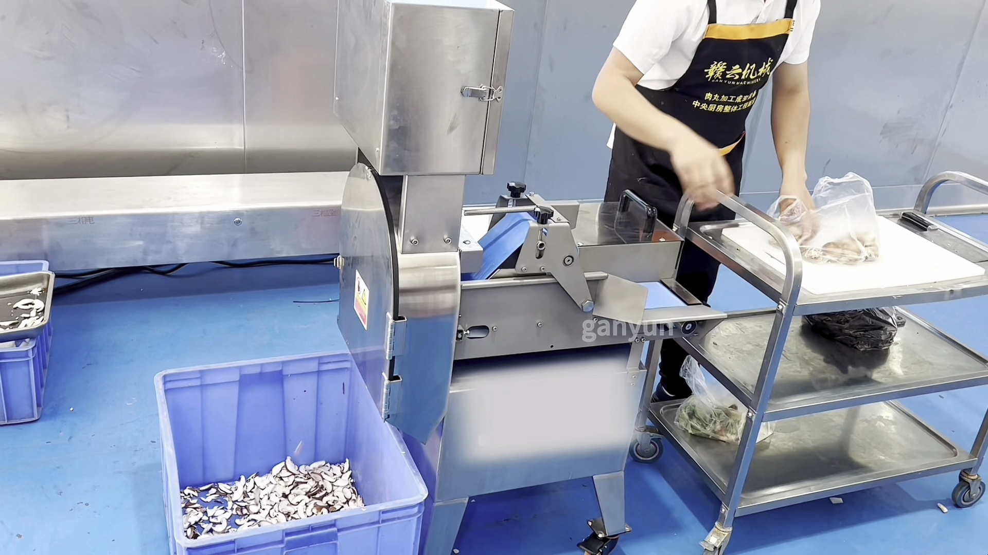 蘑菇切片机 多功能调速切菜机器