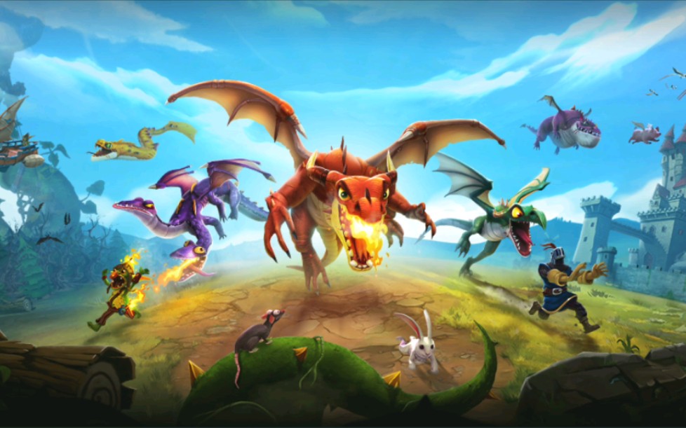 手游试玩《饥饿龙》一款休闲游戏