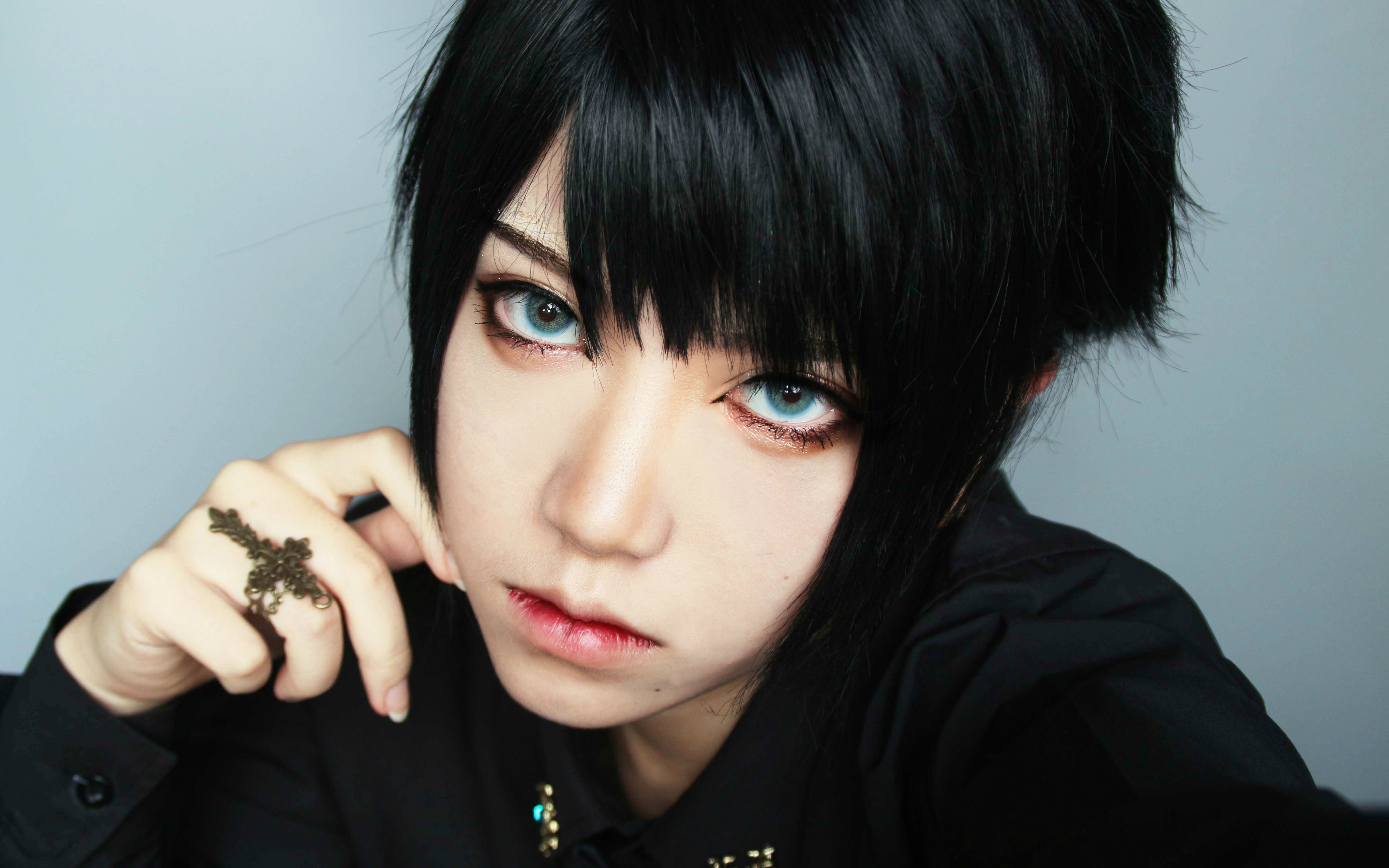 溪溪哥特72重口味74黑暗风73汉子眼妆唇妆教程