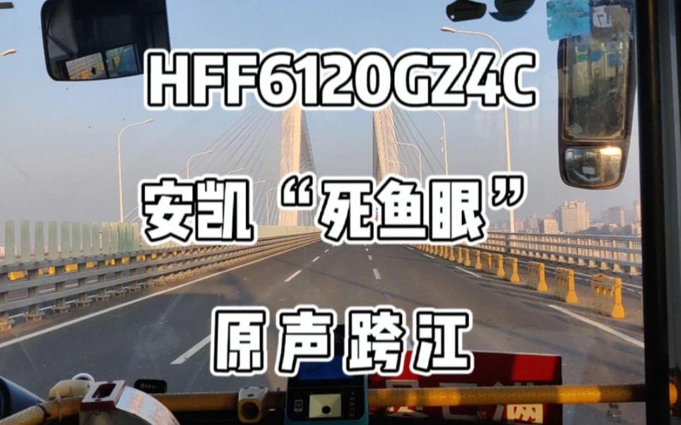 芜湖公交暮年安凯“死鱼眼”HFF6120GZ4C原声跨江第一视角哔哩哔哩bilibili