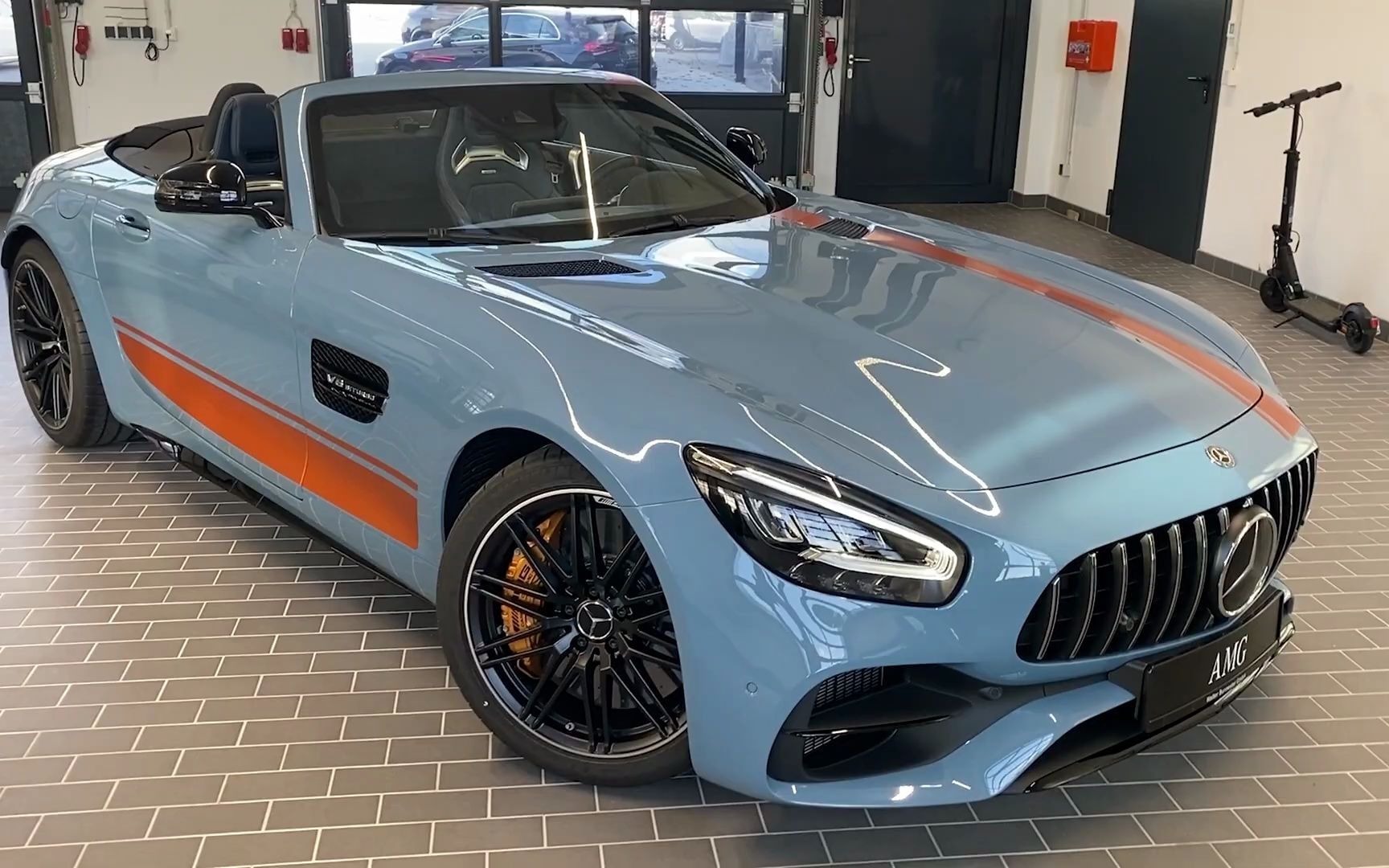 只有一台!中国蓝 奔驰amg gtc