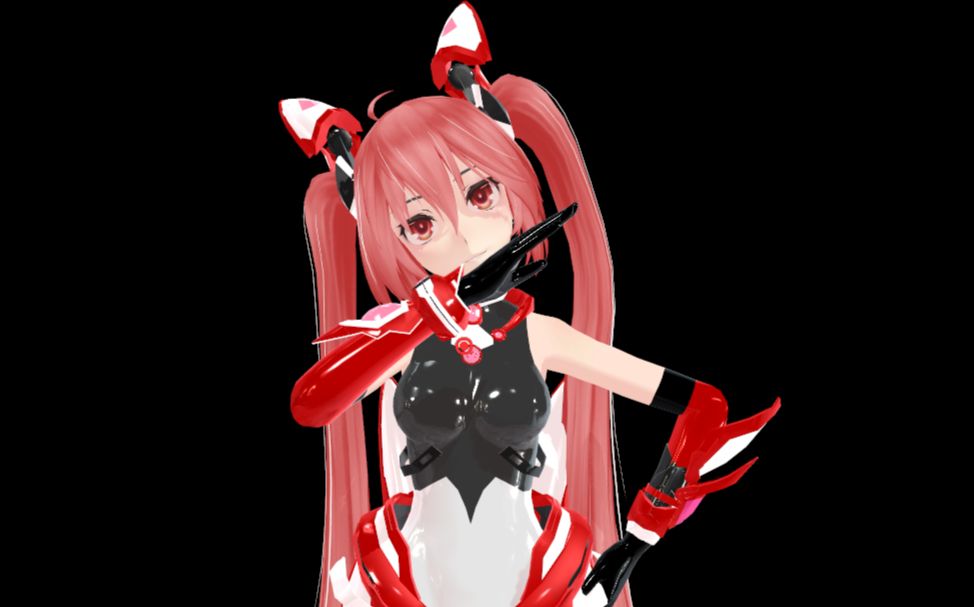 【mmd】红马尾-极乐净土 渣渲染 不会求教 看教程也看不懂╮(╯▽╰)