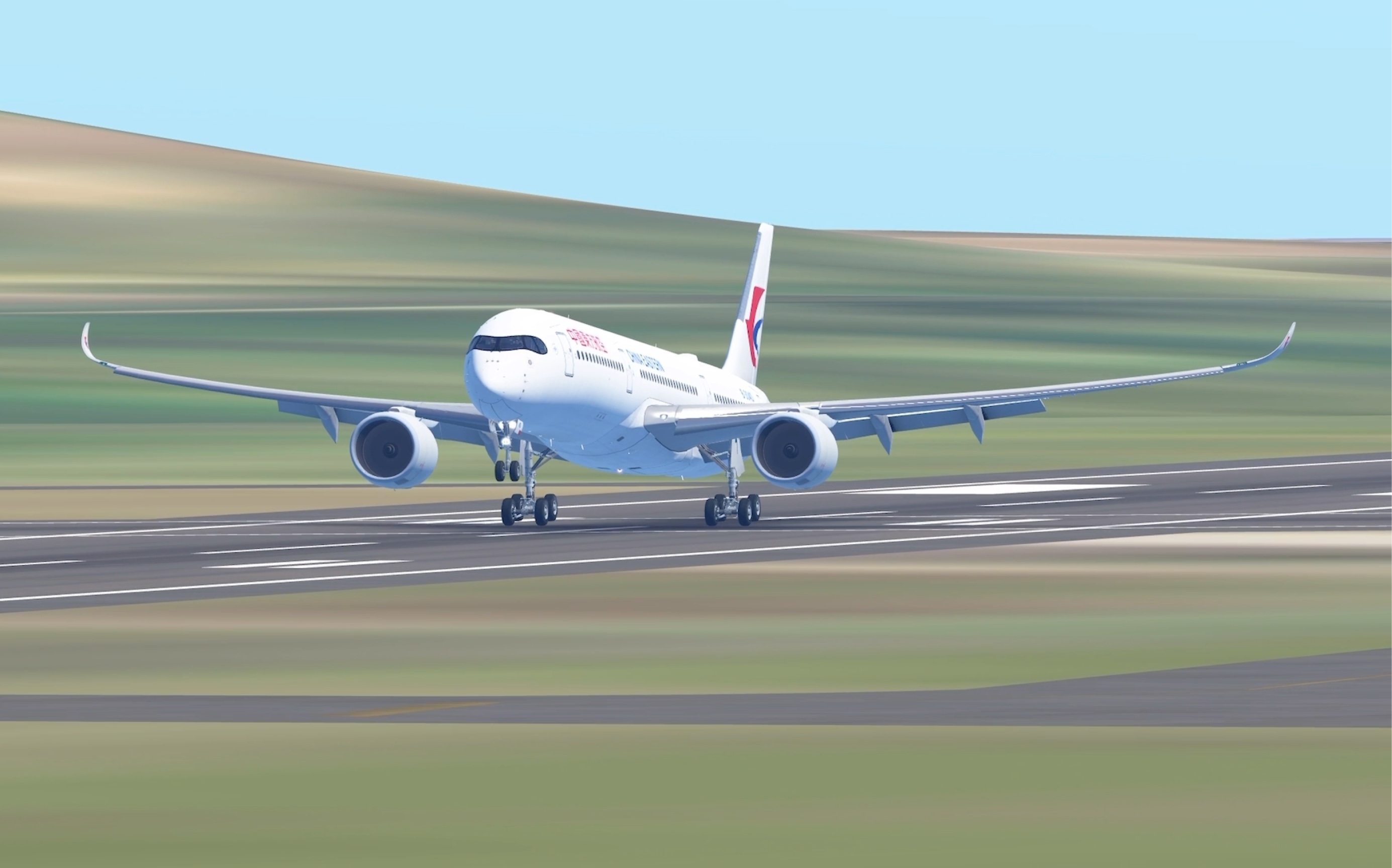 infiniteflight东航a350降落印度金奈国际机场maavomm