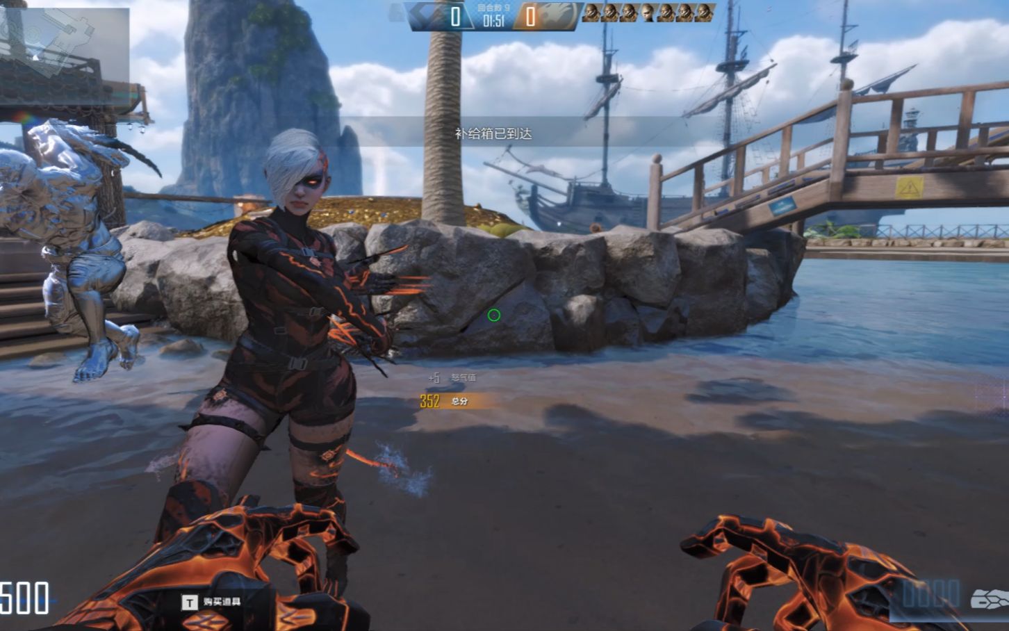 cfhd生化模式:两个浴火战神完美配合,三拳直接打爆疯狂宝贝!