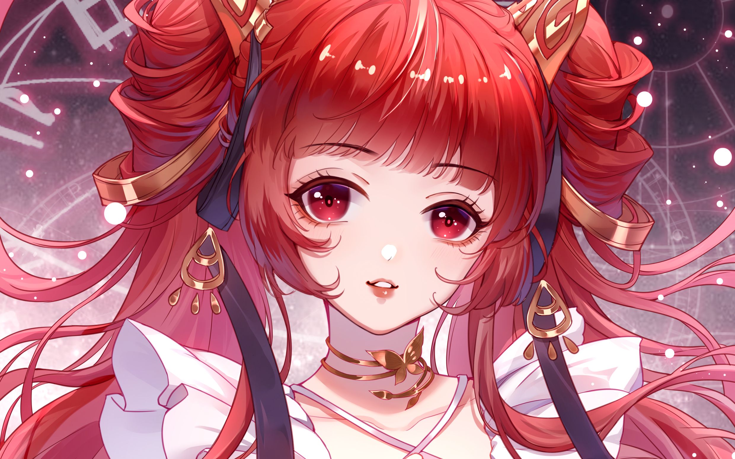 板绘上色可可爱爱没有脑袋的魔法少女五红萝莉