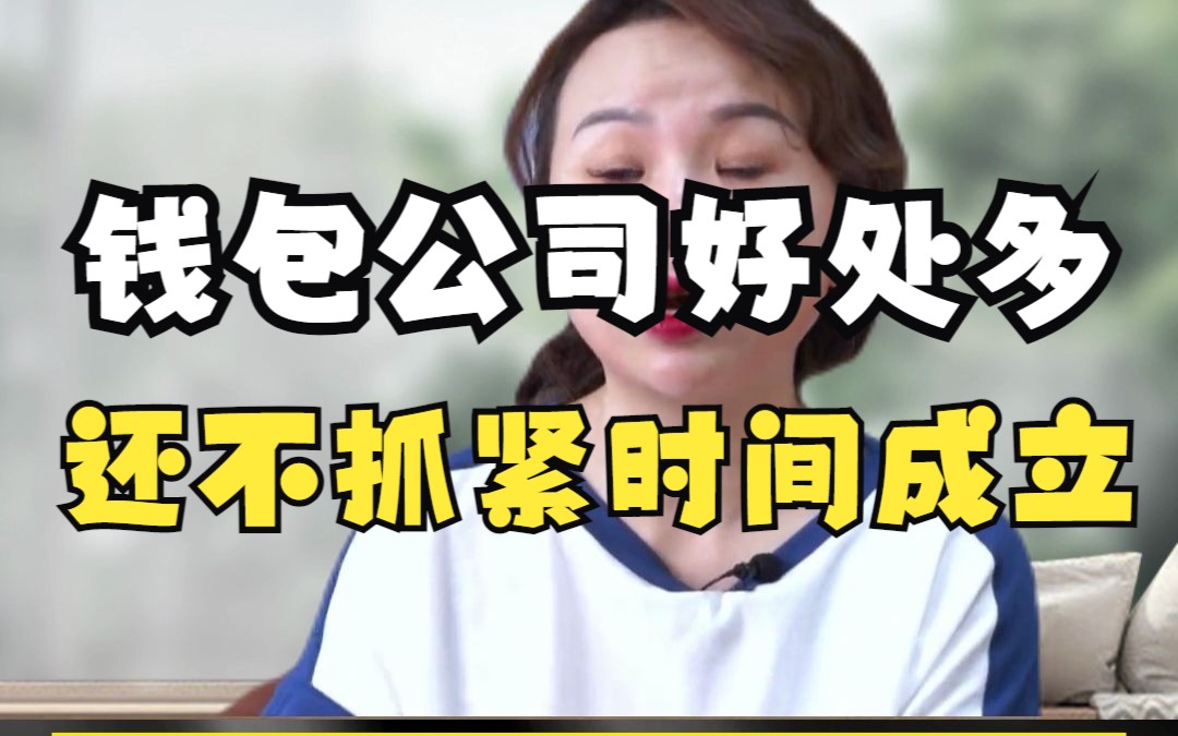 钱包公司好处多,还不抓紧时间成立哔哩哔哩bilibili