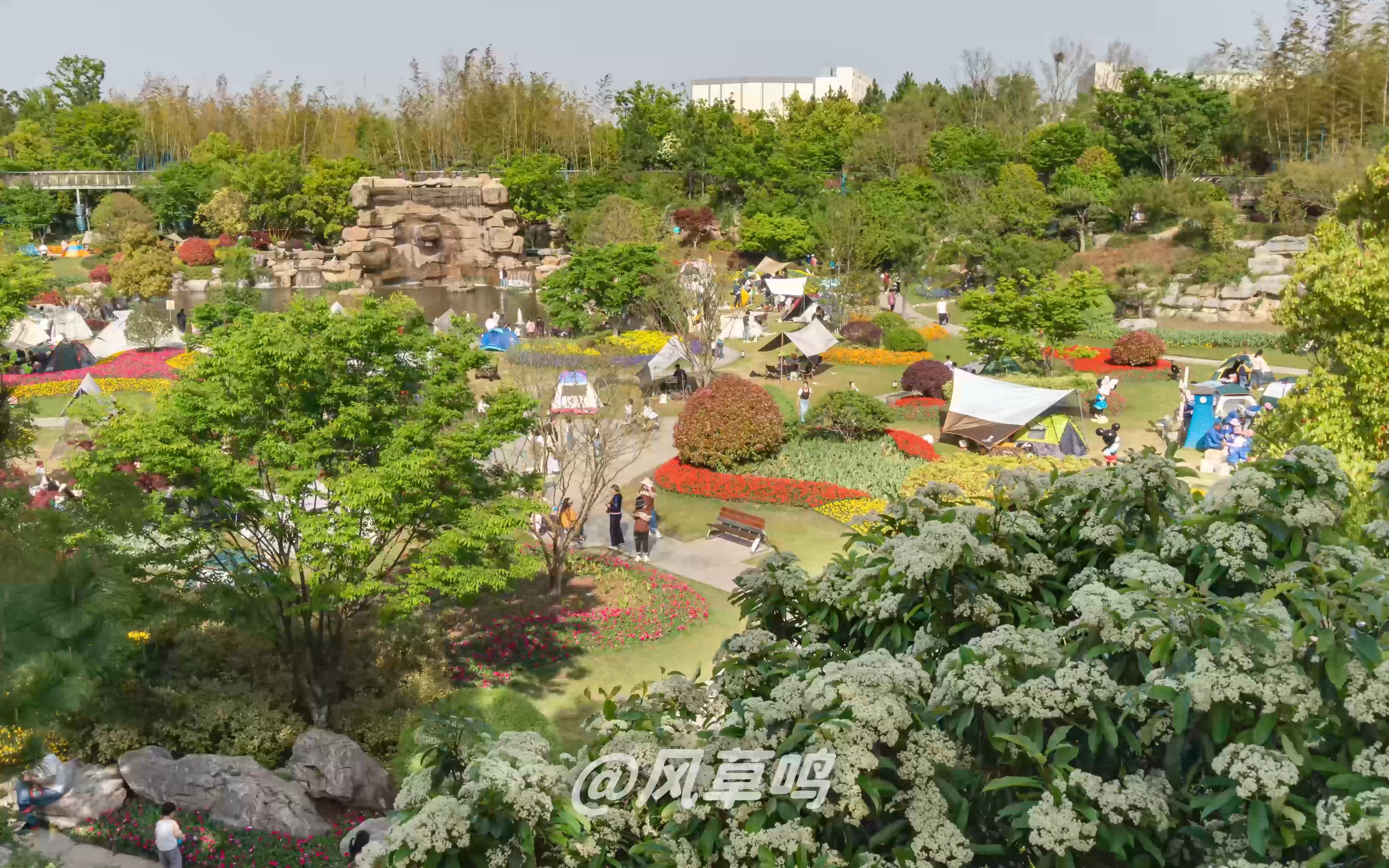 南通紫琅花谷露营尽享大自然的清新美丽