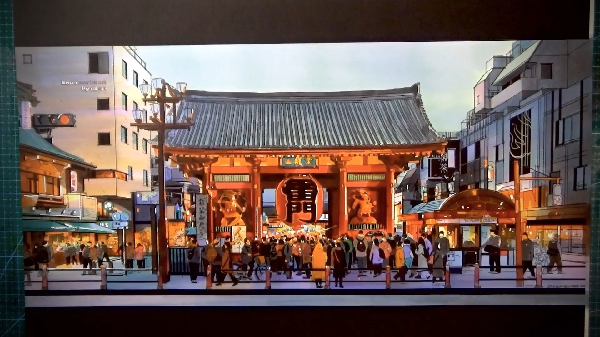 浅草寺——街景手绘愿世界平安#手绘_哔哩哔哩_bilibili