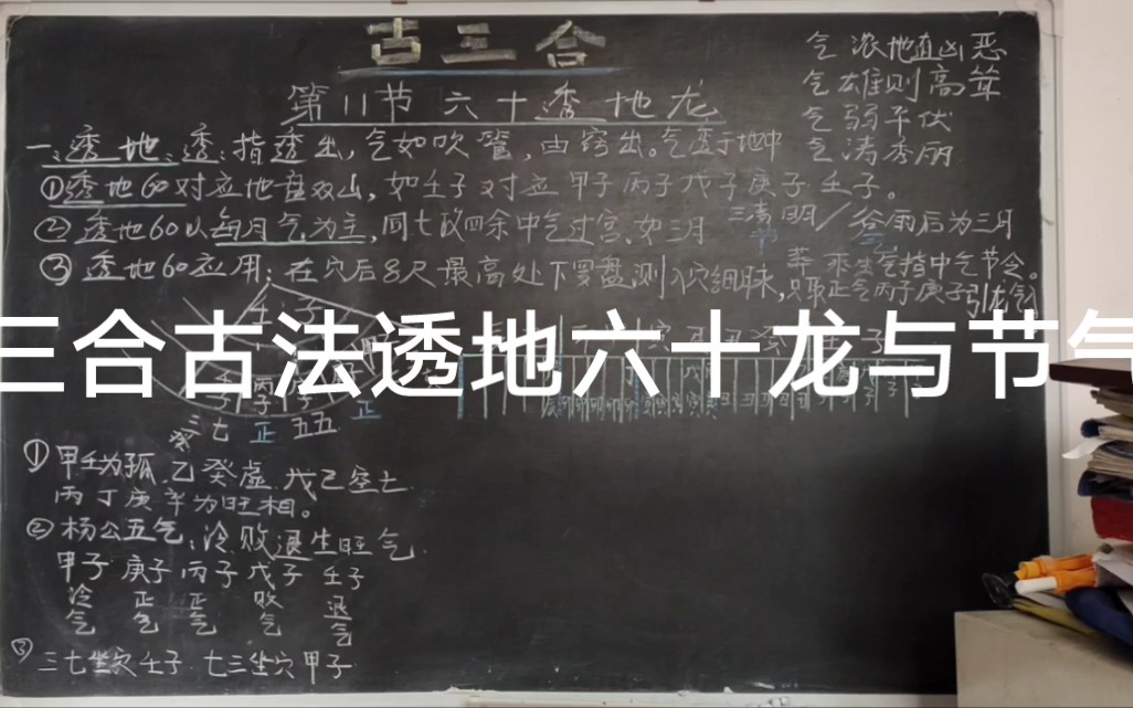 三合古法透地六十龍與節氣,環境風水學中與節氣密切關係