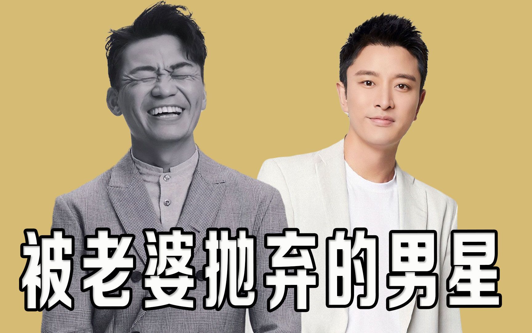 被老婆抛弃的男星,王宝强 贾乃亮情伤难愈,黎明7亿家产被败光