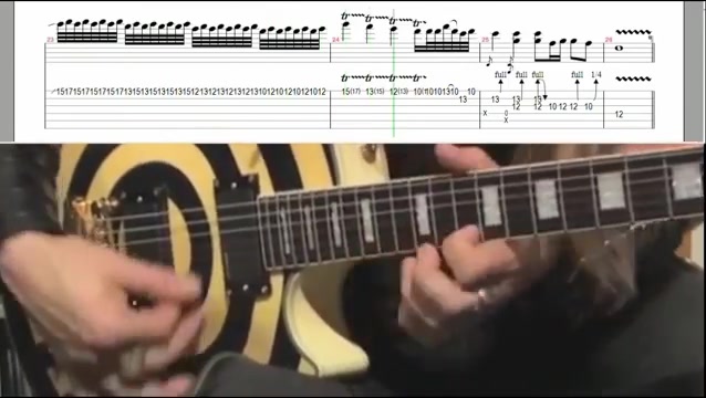 [图]【带谱】最爱的SOLO Zakk Wylde - Farewell Ballad 慢速+常速演示