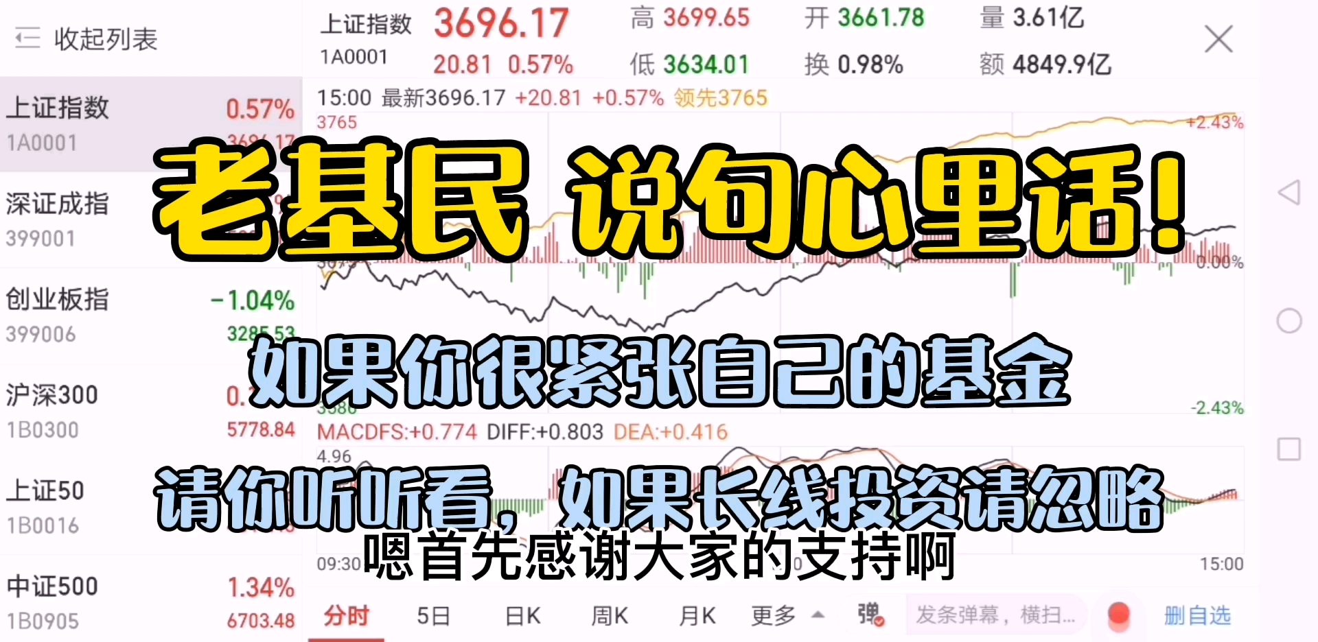 如果你每天都很紧张自己的基金,做中短线那你应该听听这个建议,如果长线投资请忽略.哔哩哔哩bilibili