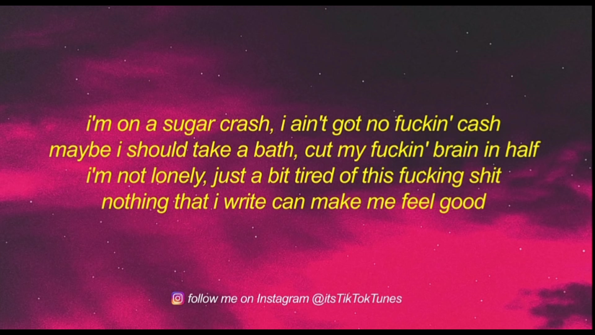 [图]Elyotto-sugar crash！(Lyrics)|i,m on a sugar crash i ain,t got on f,in cash