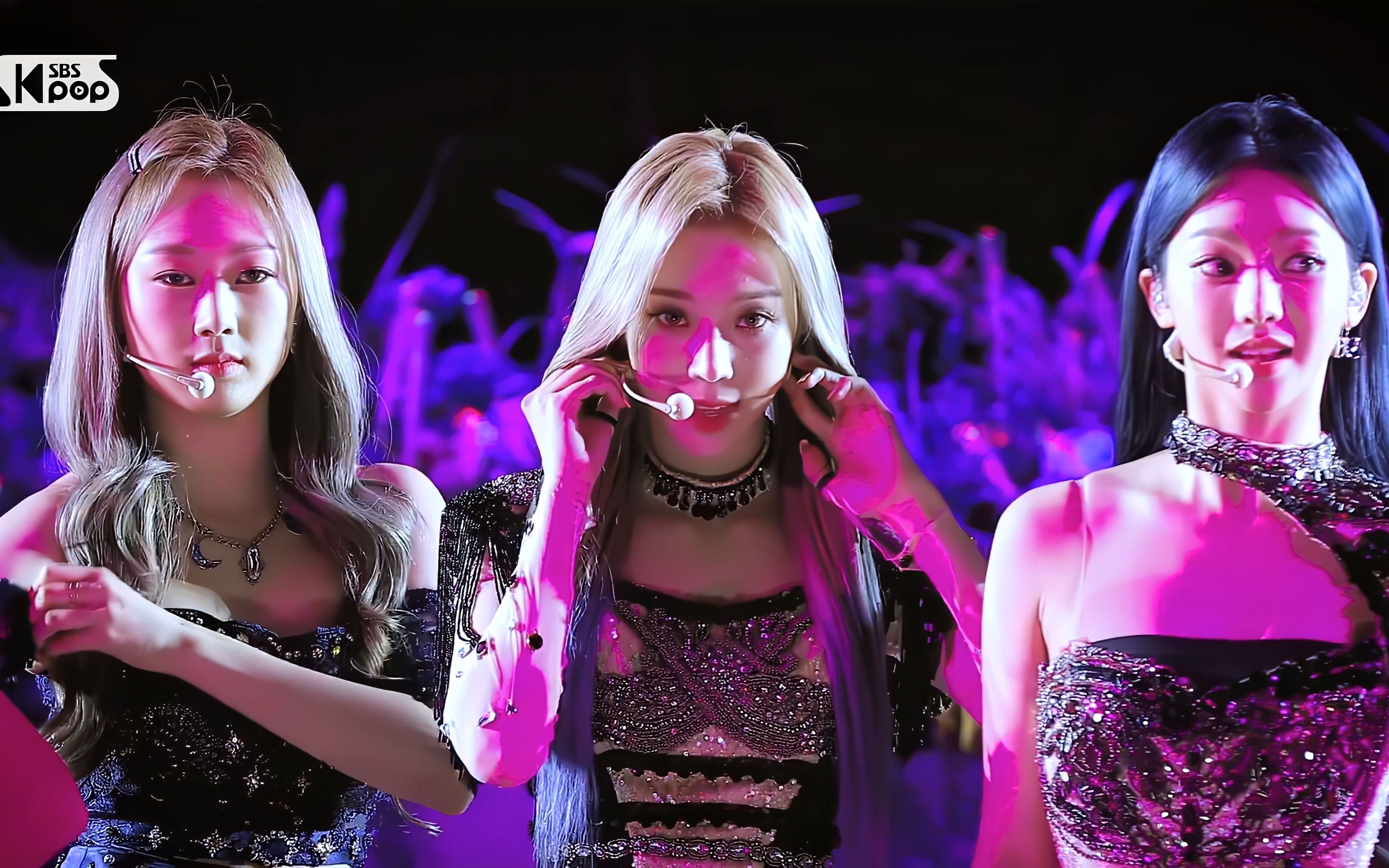 【4k修复】aespa 金旼炡 winter black_mamba 人气歌谣 横拍