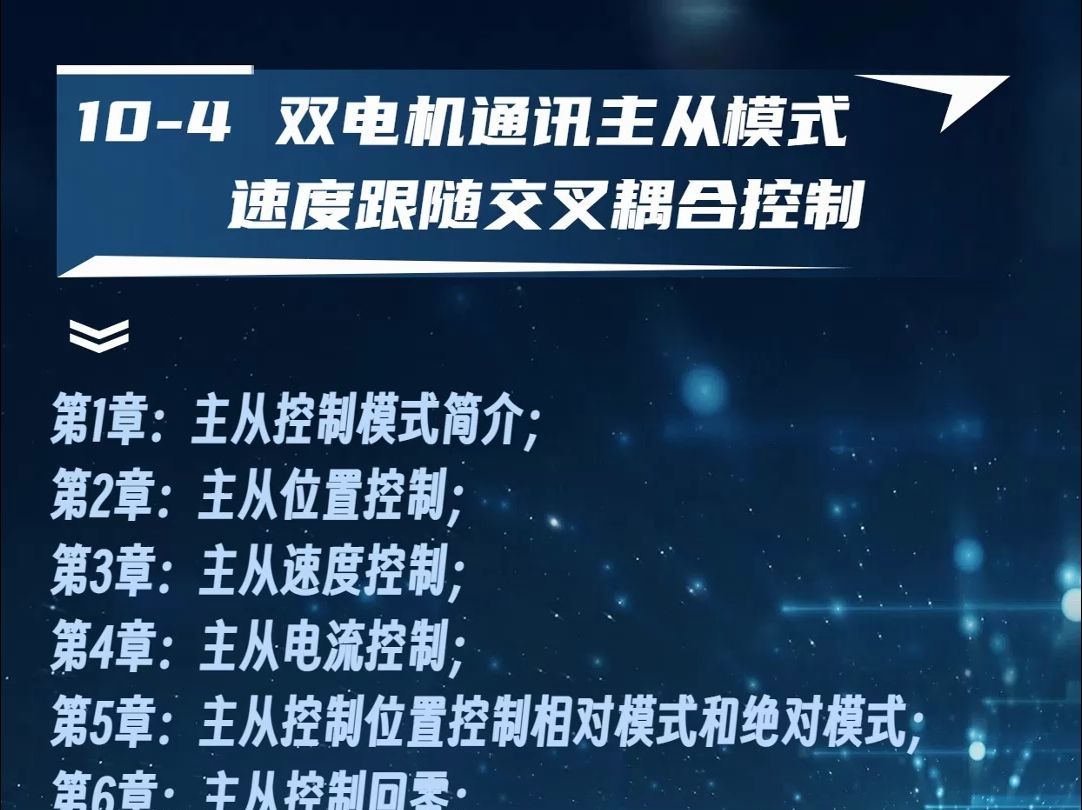 104 双电机共轨驱动主从解决方案——双电机通讯主从模式速度跟随交叉耦合控制哔哩哔哩bilibili