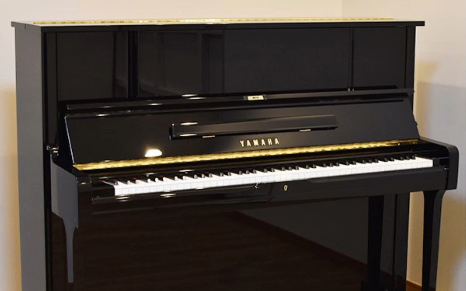 yamaha雅马哈米字背柱钢琴ux10bl音色实拍