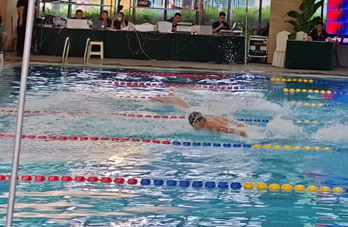 【游泳比赛】梦觉50米蝶泳26秒62,成都短池大师赛