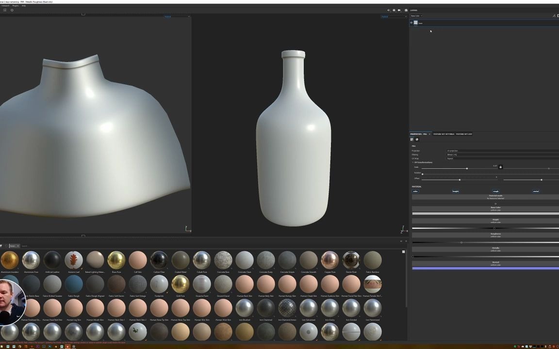 Substance Painter制作玻璃材质,Arnold渲染哔哩哔哩bilibili