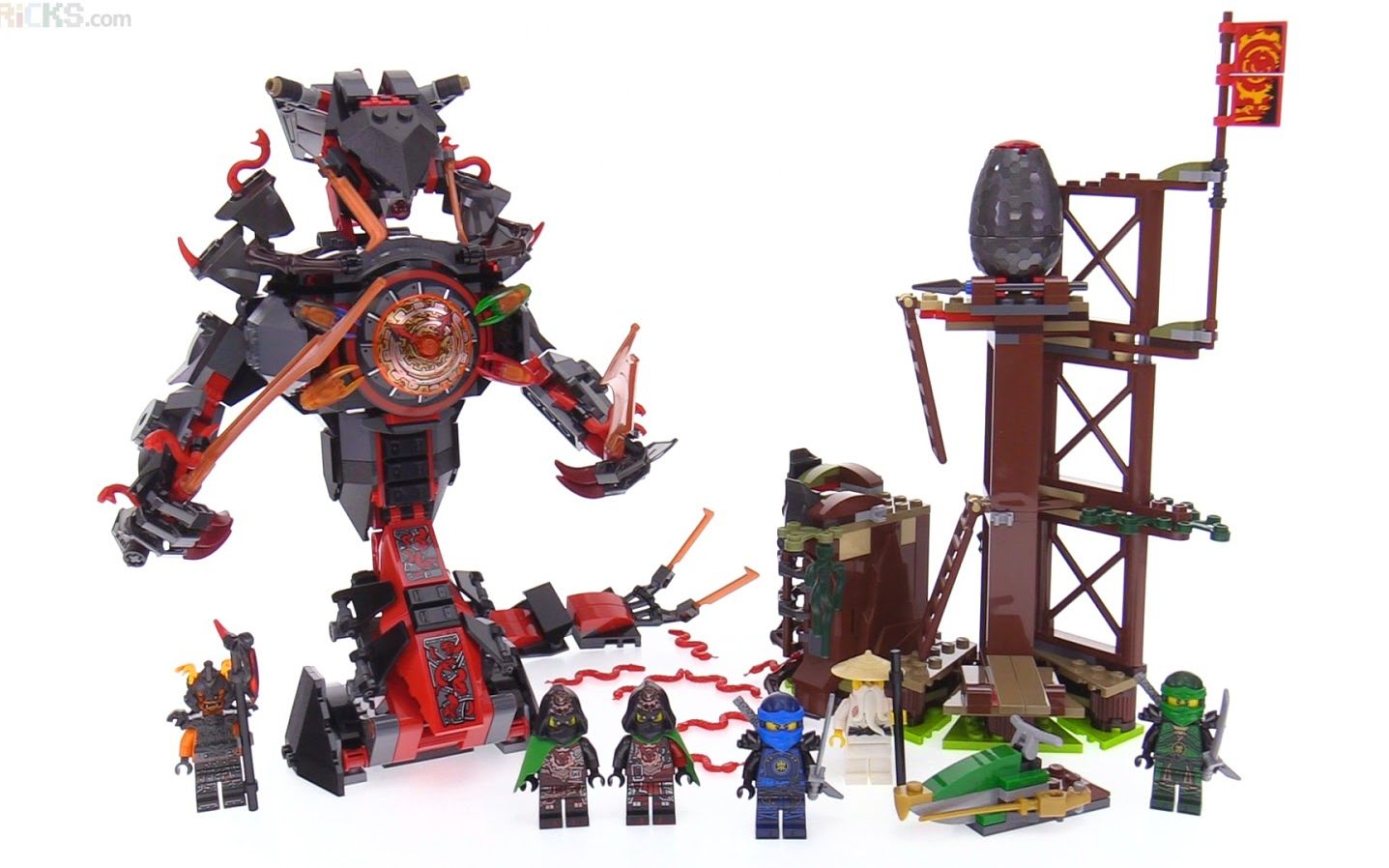 乐高lego70626幻影忍者决战时光机巨蛇钢铁机甲速拼评测