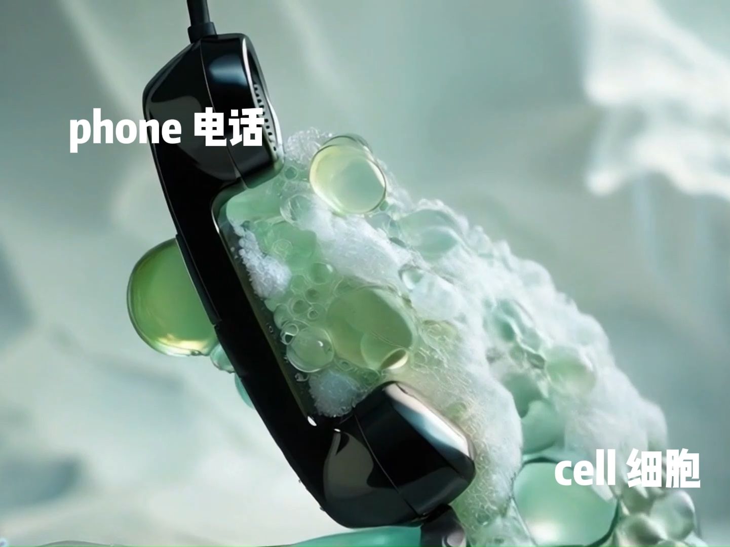 AI赋能英语教学:如何用AI制作创意视频解析单词cellphone哔哩哔哩bilibili