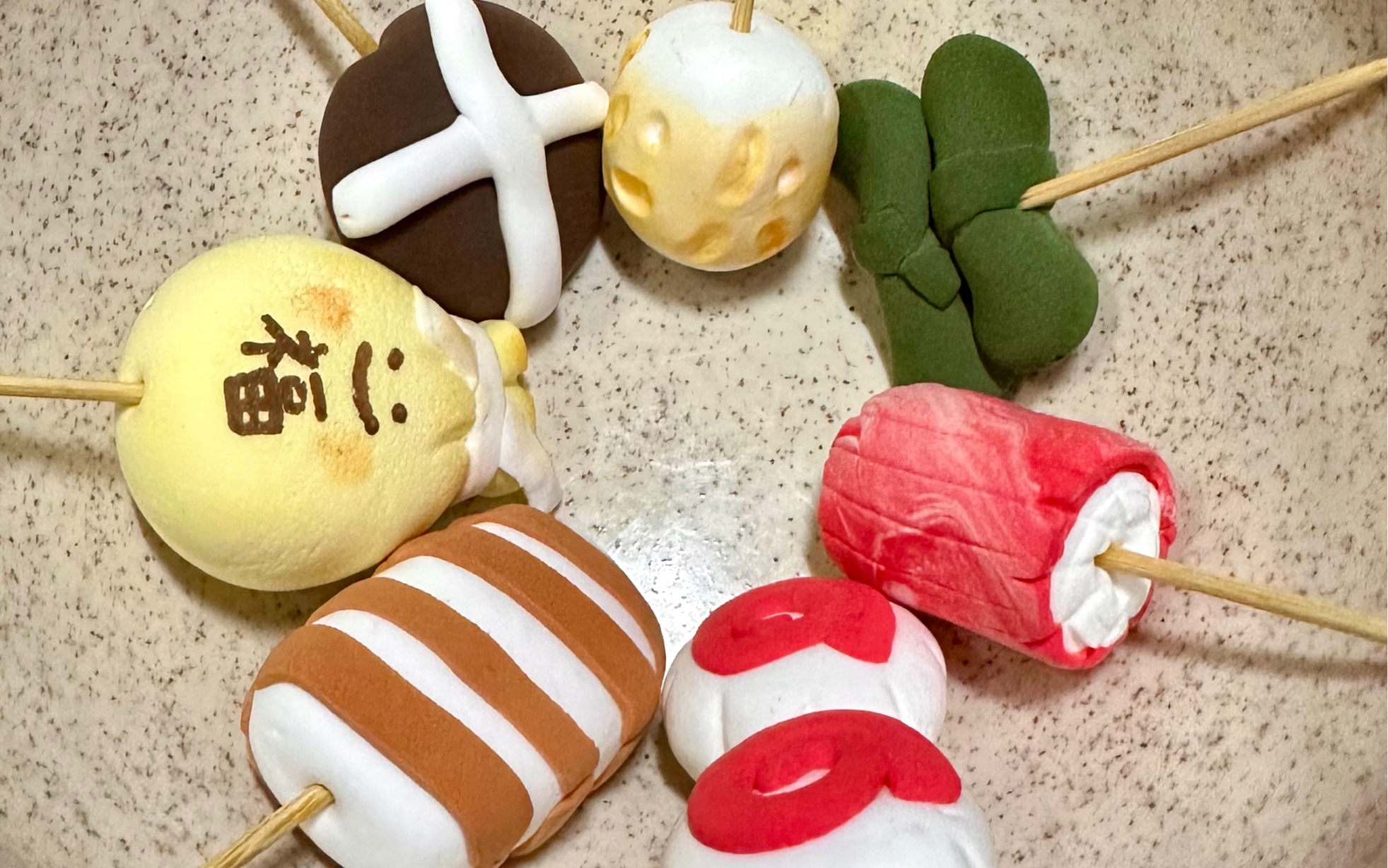 超轻粘土|关东煮