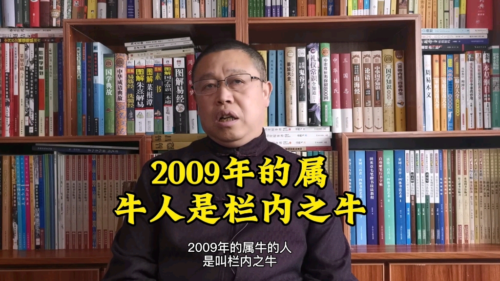 秦华讲解属牛人的运势,2009年出生的属牛人是栏内之牛哔哩哔哩bilibili