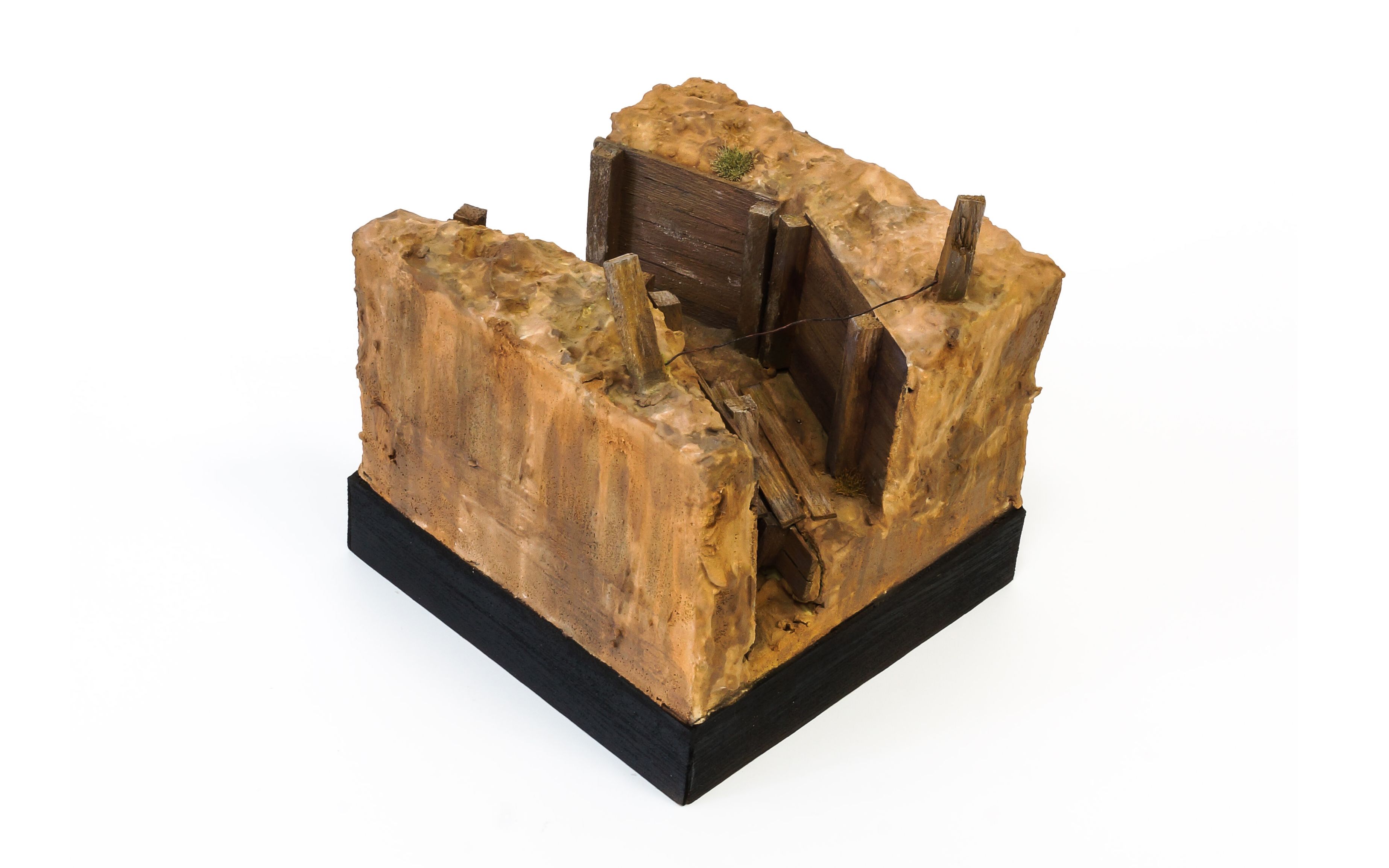 【1分钟做模型】 战壕地形_哔哩哔哩_bilibili