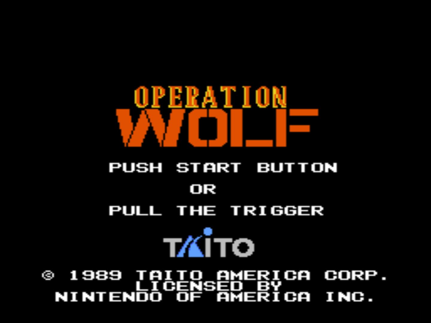 【任天堂:NES、FC】野狼行动(Operation Wolf)美版哔哩哔哩bilibili童年回忆