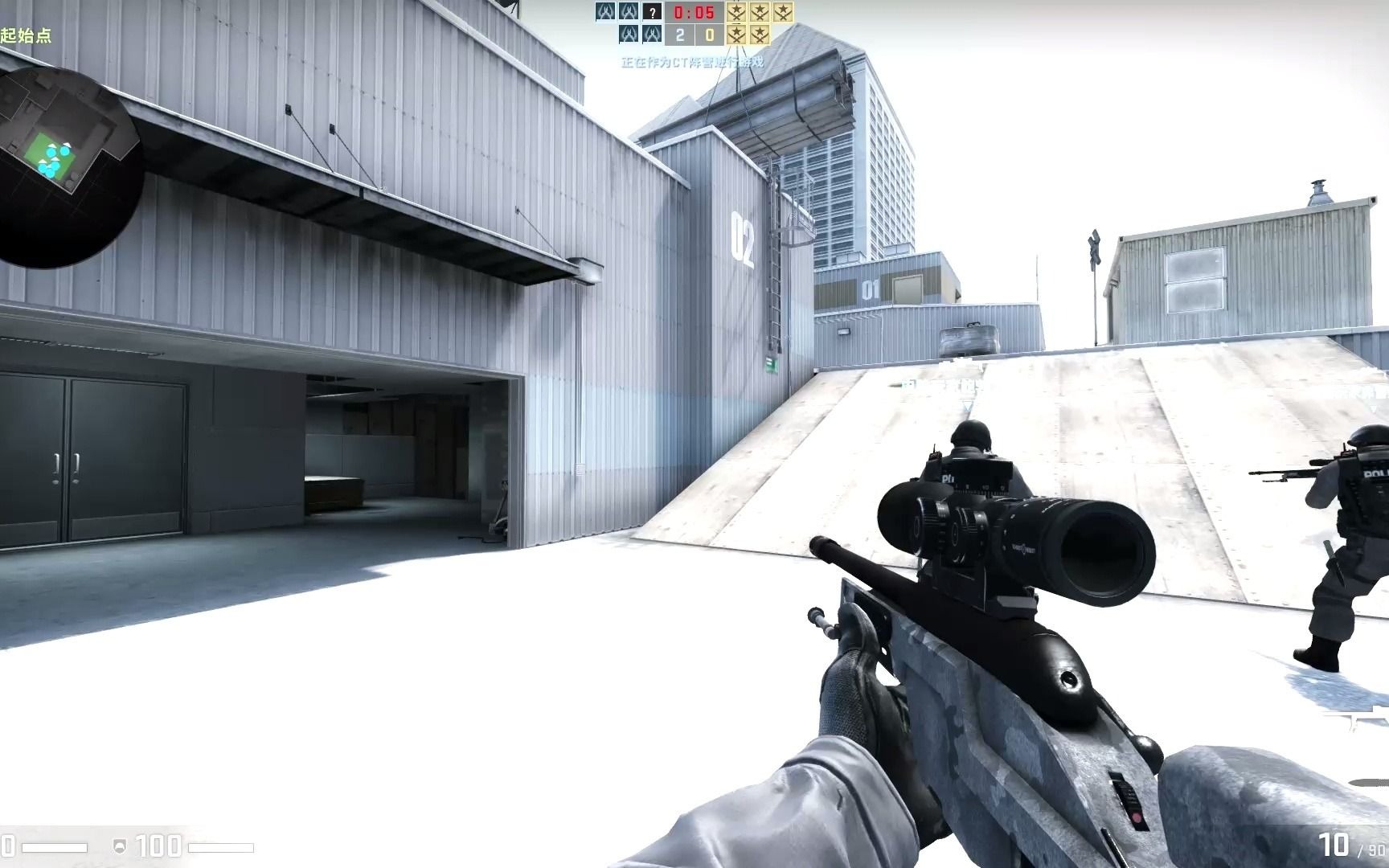 csgo跳狙飞人牛逼操作