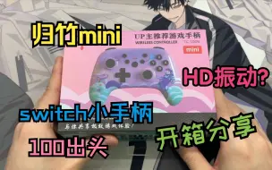 Download Video: 百元switch全功能小手柄？归竹mini手柄开箱体验分享