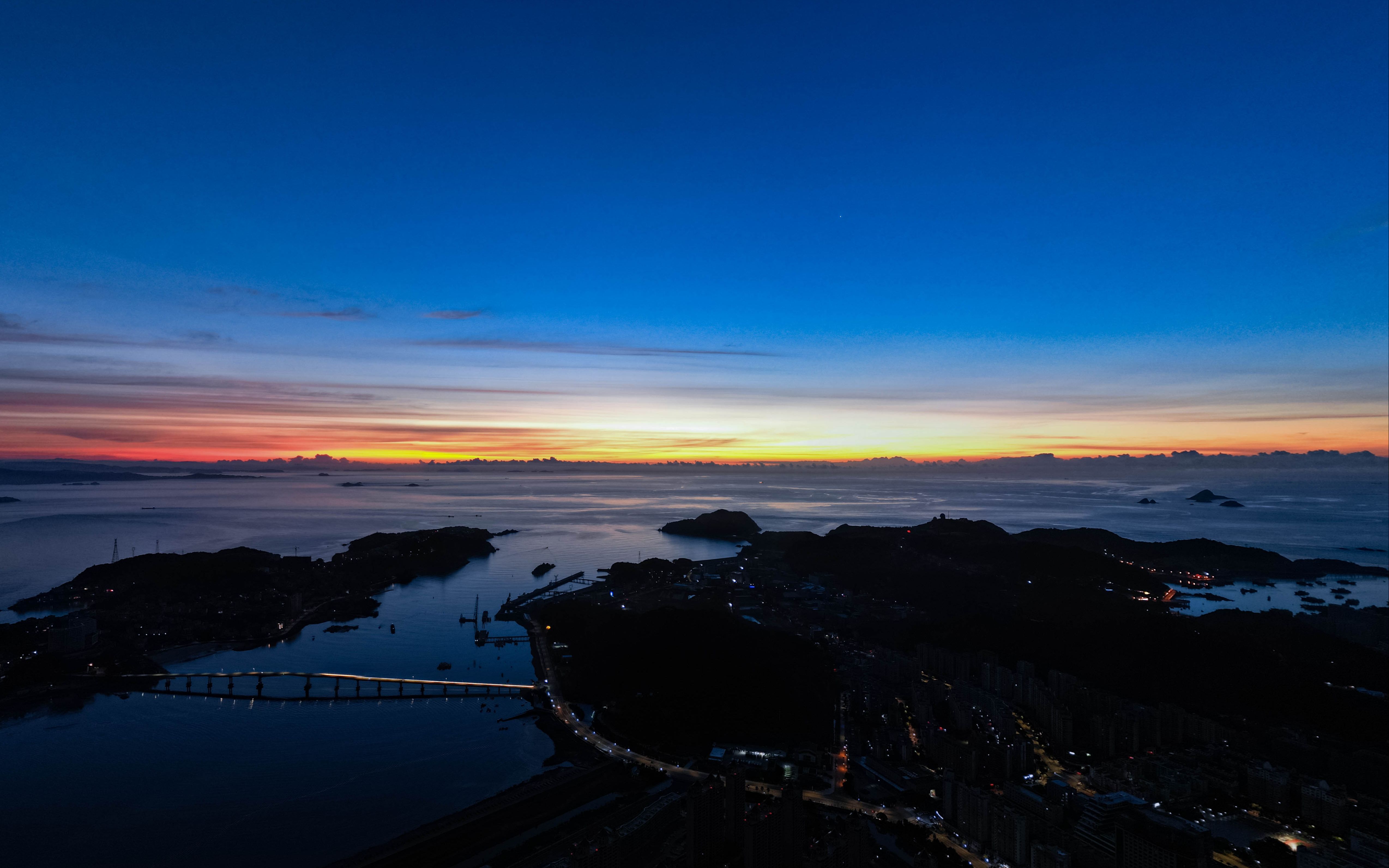 活动  4k大疆mini3pro海岛大风航拍夜景