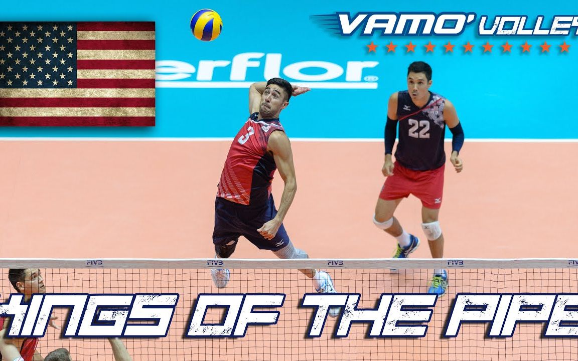 排球立体进攻之王美国男排 KINGS of the Pipe  USA Volleyball哔哩哔哩bilibili