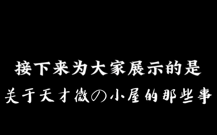 关于天才威の小屋的那些事哔哩哔哩bilibili