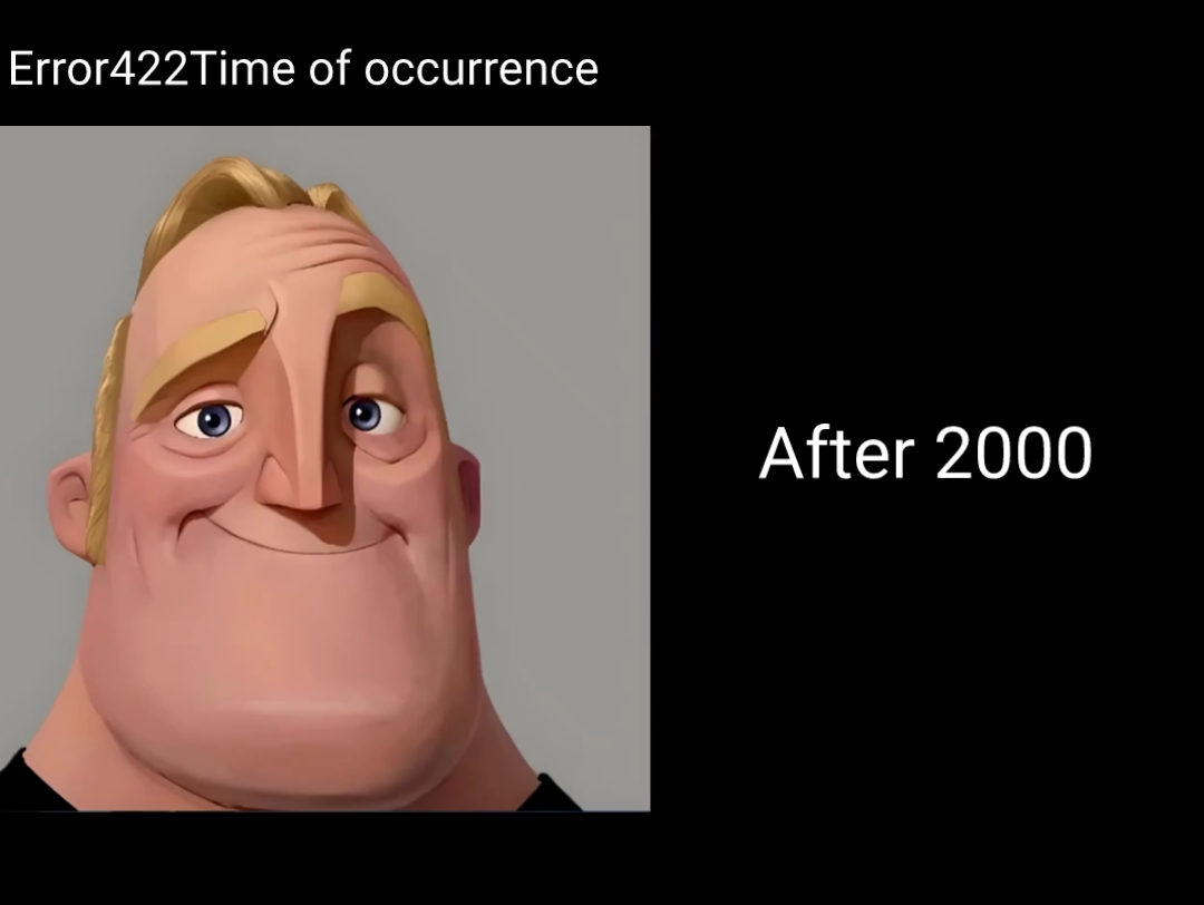 【youtube版超能先生逐渐扭曲】mcerror422出现时间(半成品)