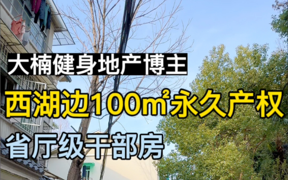 有40年、70年产权的房子 那你见过永久产权的吗?西湖边省厅级干部房 100平永久产权,你一定没见过!#杭州买房#杭州西湖哔哩哔哩bilibili