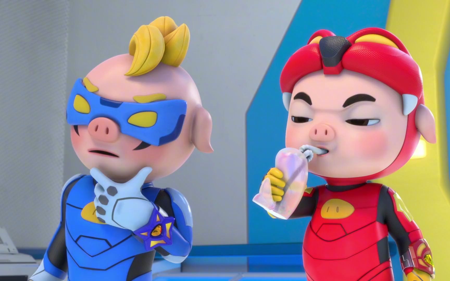 猪猪侠:娜娜说喜欢的超级英雄是完美队长,下一秒超人强自恋发言