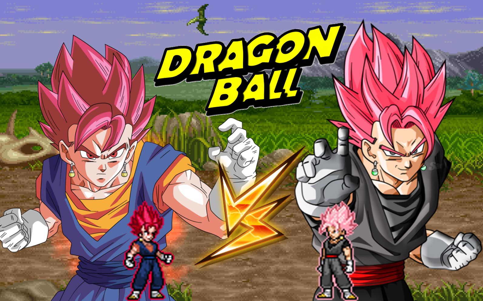 【mugen龙珠】贝吉特超赛神 vs 黑·贝吉特_哔哩哔哩 (゜-゜)つロ