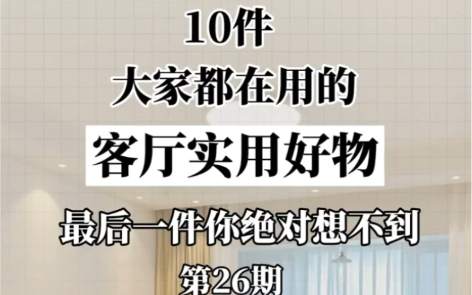 分享十件家家必备的客厅好物,客厅有了这些东西太方便了.哔哩哔哩bilibili