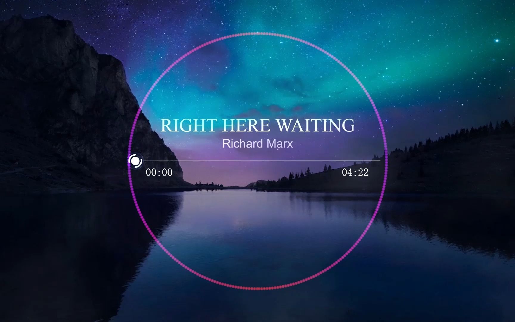 [图]《Right Here Waiting》丨众人皆散，我仍有所待。