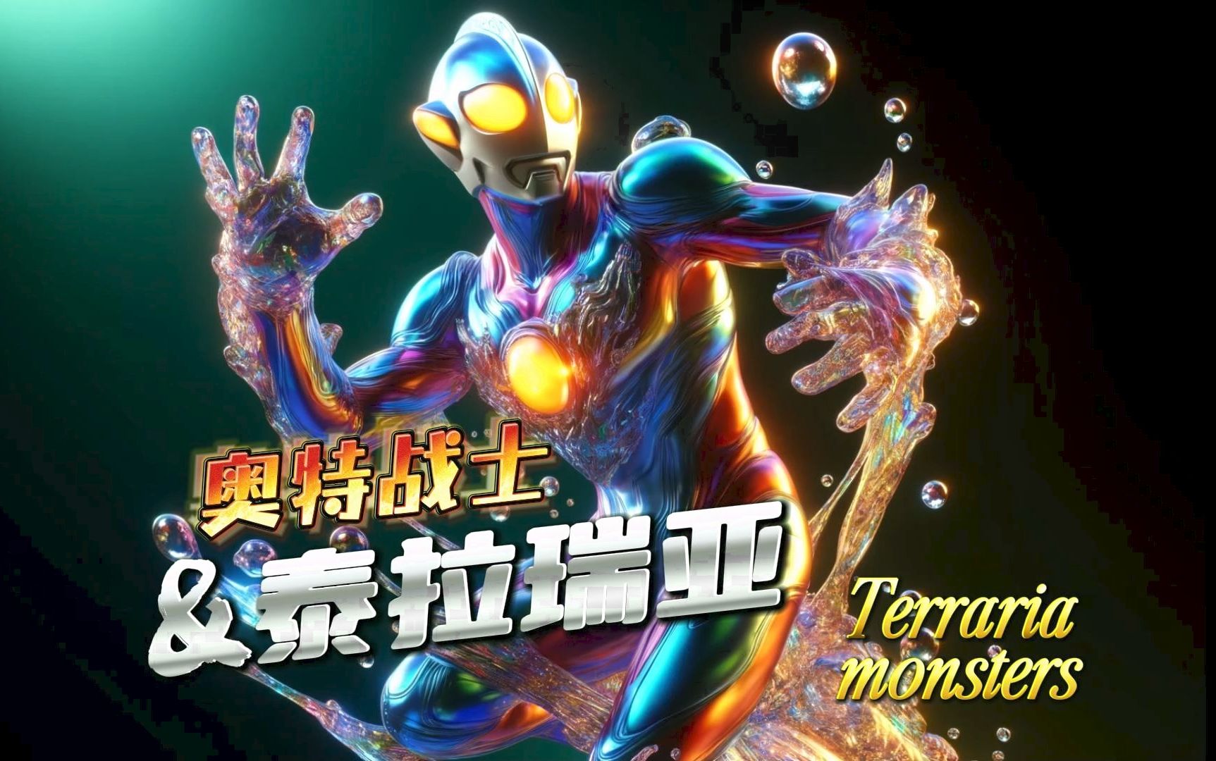 泰拉瑞亚怪物原型的奥特曼,特效版