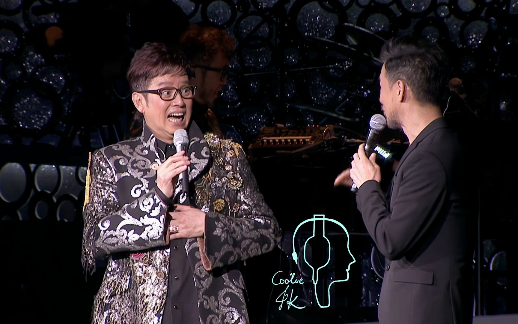 【4k】谭咏麟 | 张学友 - 「谁可改变 live」- 心中的爱念尽成烟 能否